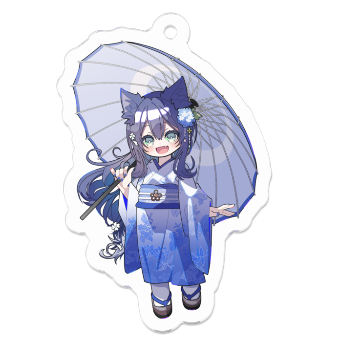 アクリルキーホルダー（コーティング） - 50 x 50 (mm)