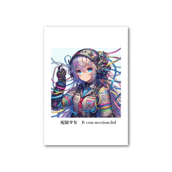 フォト風カード - 縦 - 片面