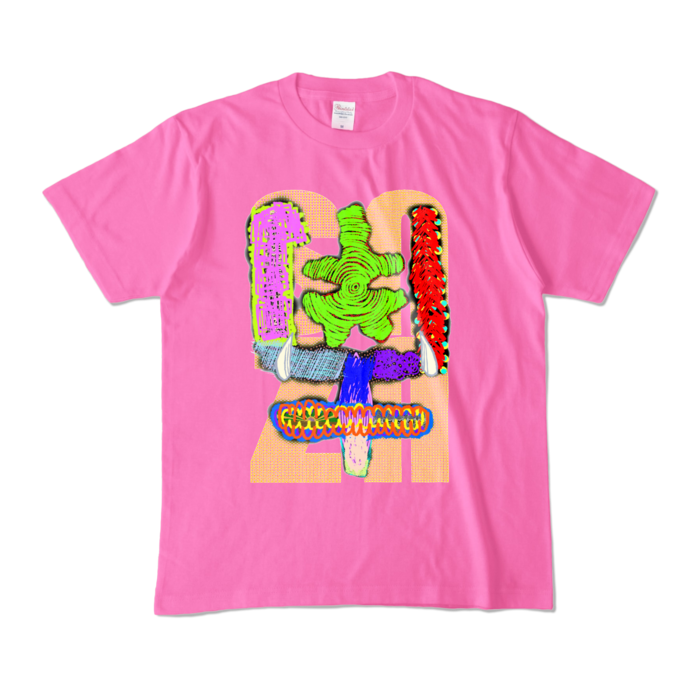 カラーTシャツ - M - ピンク (濃色)