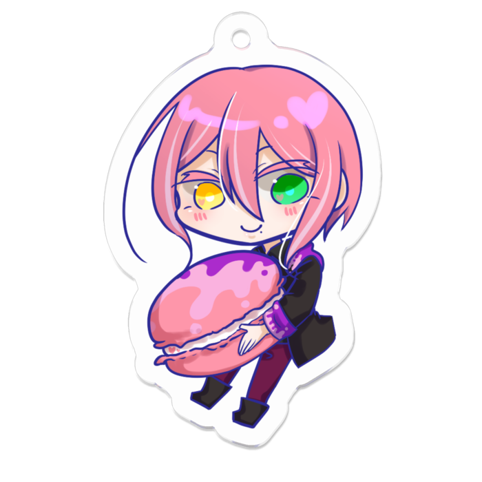 アクリルキーホルダー - 50 x 50 (mm)