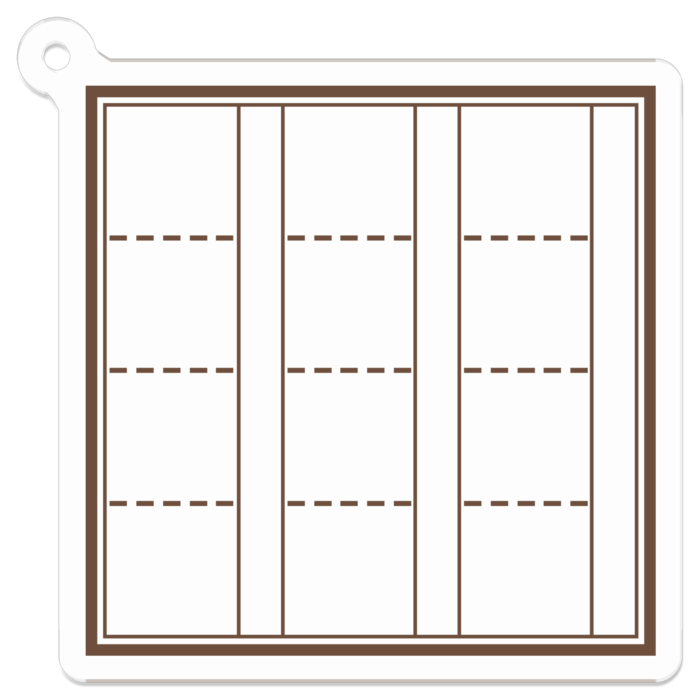 アクリルキーホルダー - 50 x 50 (mm)