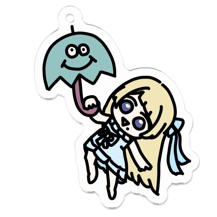 アクリルキーホルダー - 50 x 50 (mm)