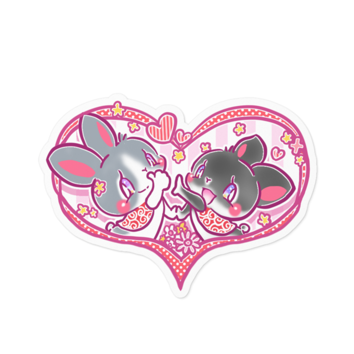 ステッカー - 100 x 100 (mm)