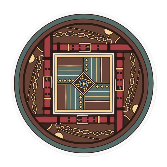 ステッカー - 100 x 100 (mm)