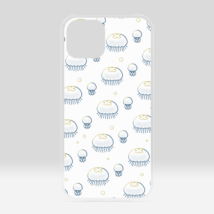 クリアiPhoneケース 白色 iPhone 13