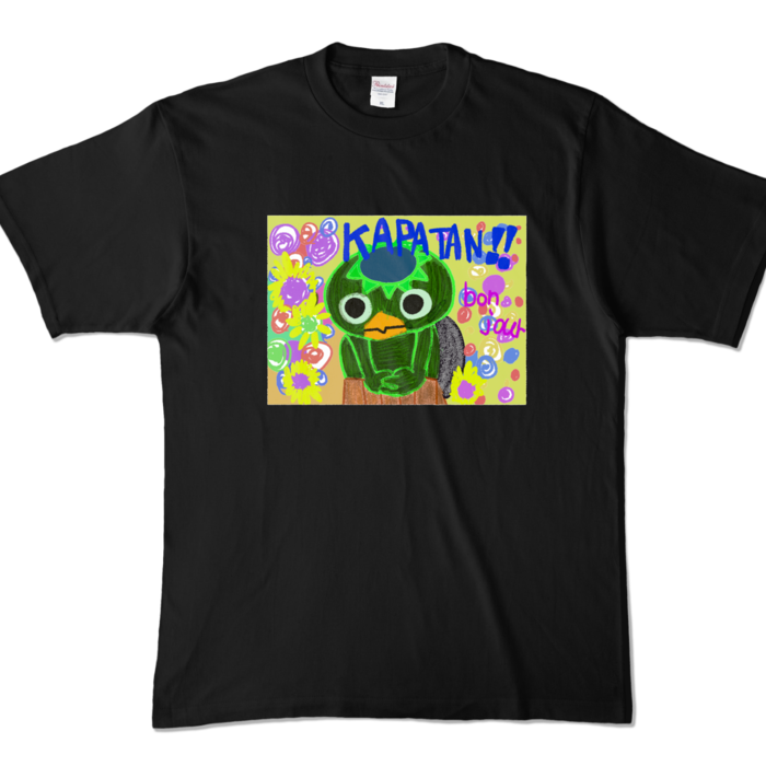 カラーTシャツ - XL - ブラック (濃色)
