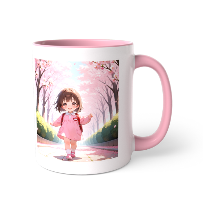 ツートンカラーマグカップ - 直径 8.2cm / 高さ 9.5cm