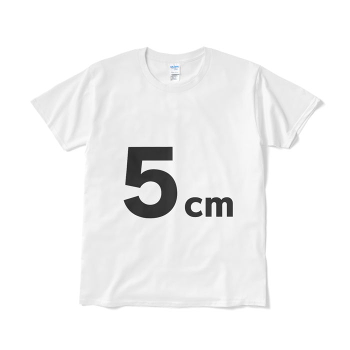 5cm(実際の大きさとは異なる場合があります)Tシャツ - L - ホワイト