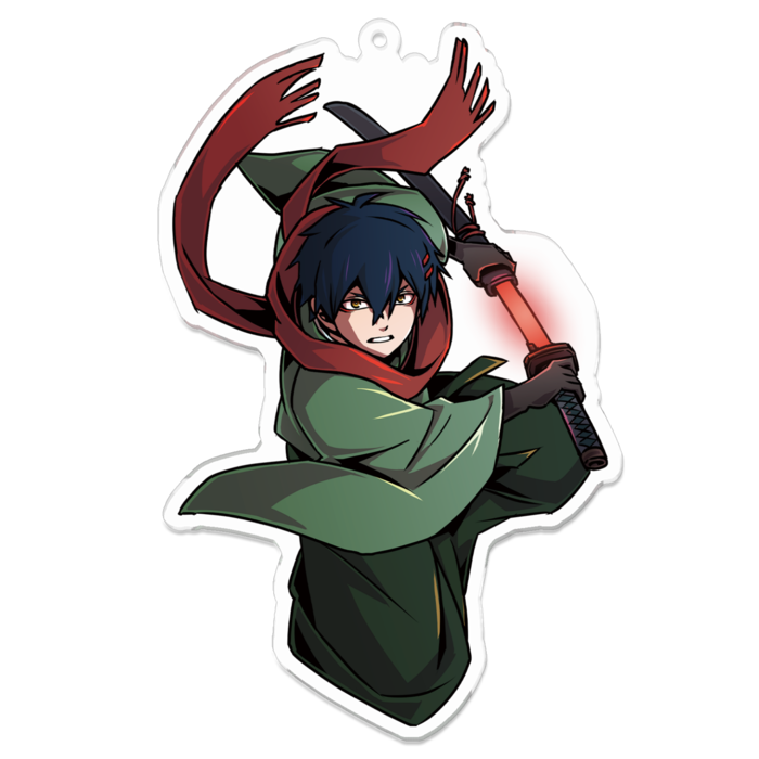 アクリルキーホルダー（コーティング） - 100 x 100 (mm)