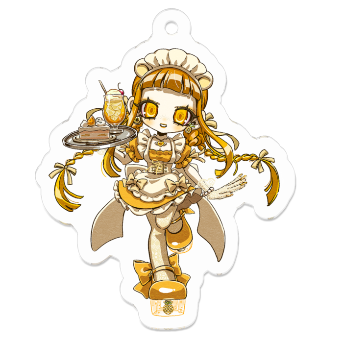 アクリルキーホルダー - 50 x 50 (mm)