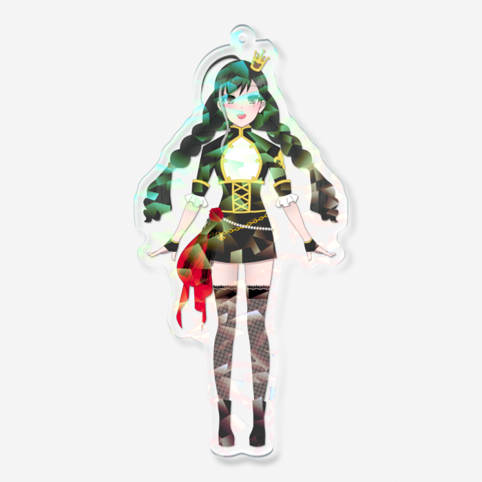 ホログラムアクリルキーホルダー(A) - 100 × 100mm