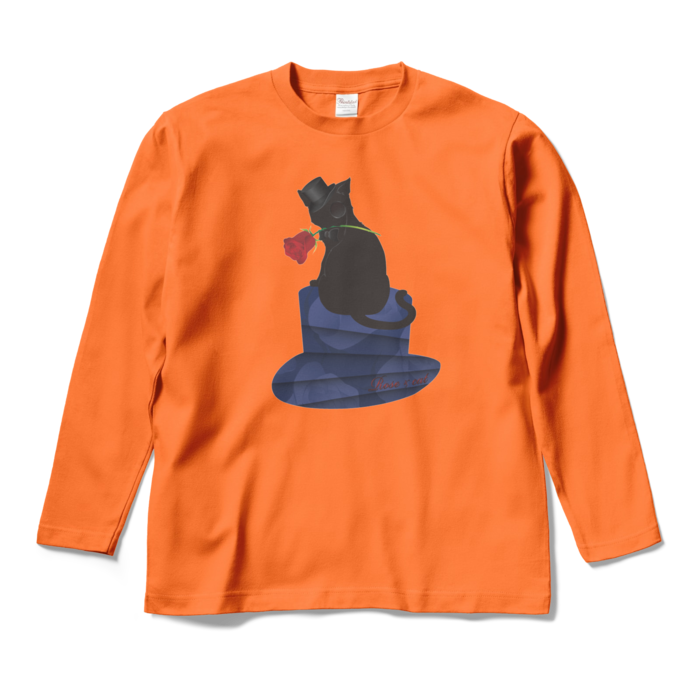 ロングスリーブTシャツ - M - オレンジ