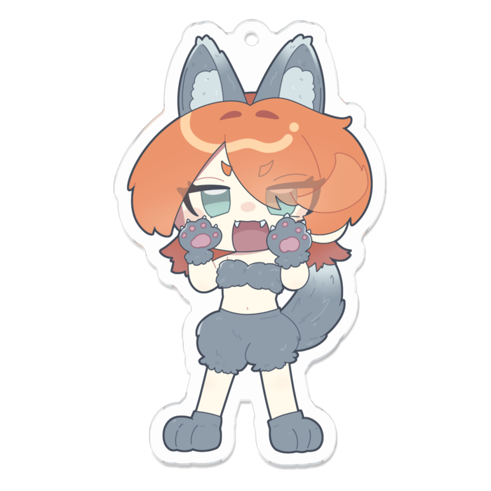 アクリルキーホルダー - 70 x 70 (mm)