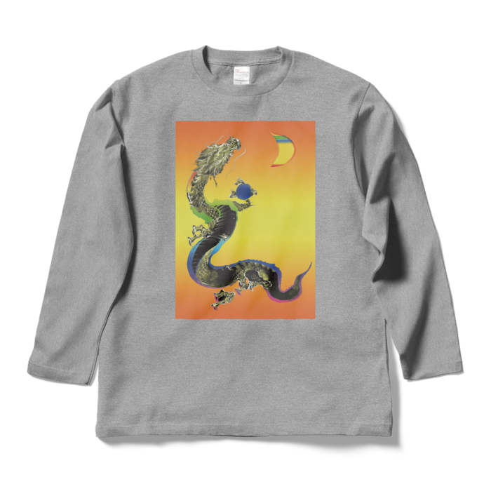 ロングスリーブTシャツ - L - 杢グレー
