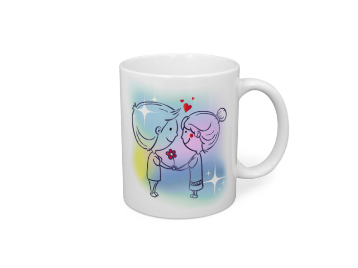 マグカップ - 直径 8 cm / 高さ 9.5 cm