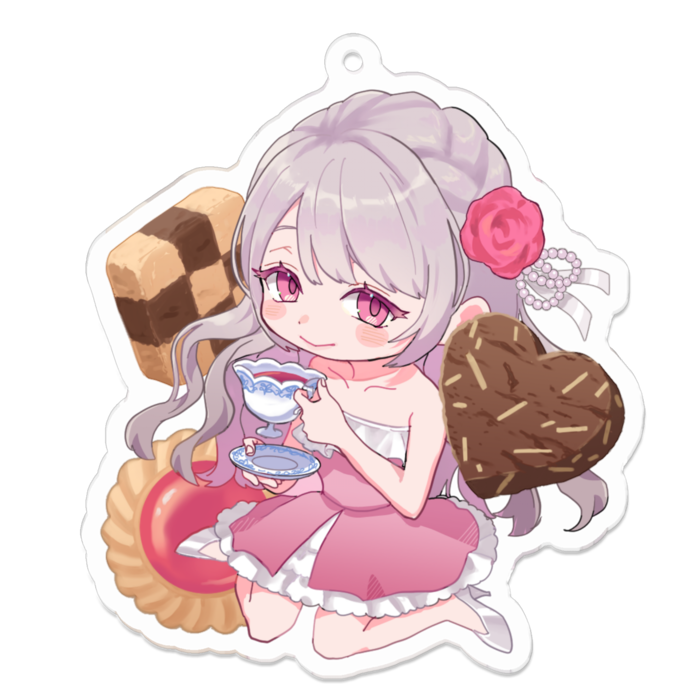 アクリルキーホルダー - 70 x 70 (mm)