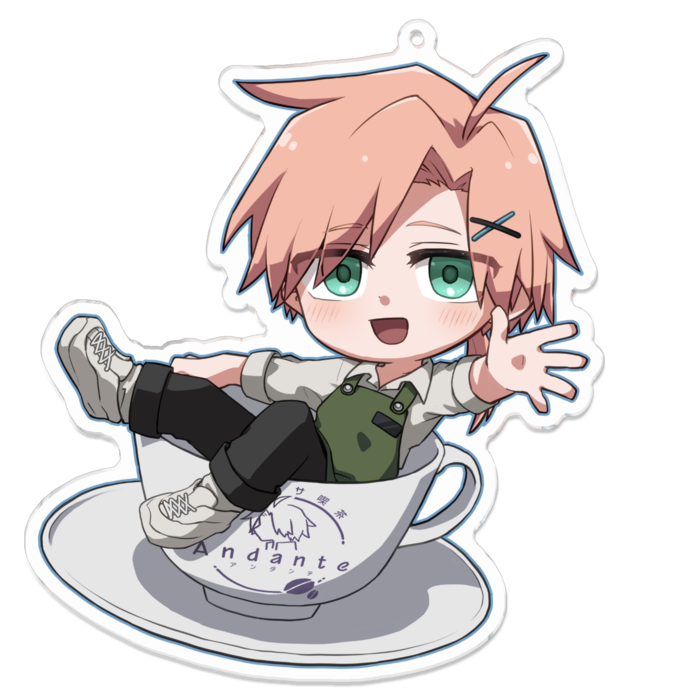 アクリルキーホルダー - 100 x 100 (mm)あさじま