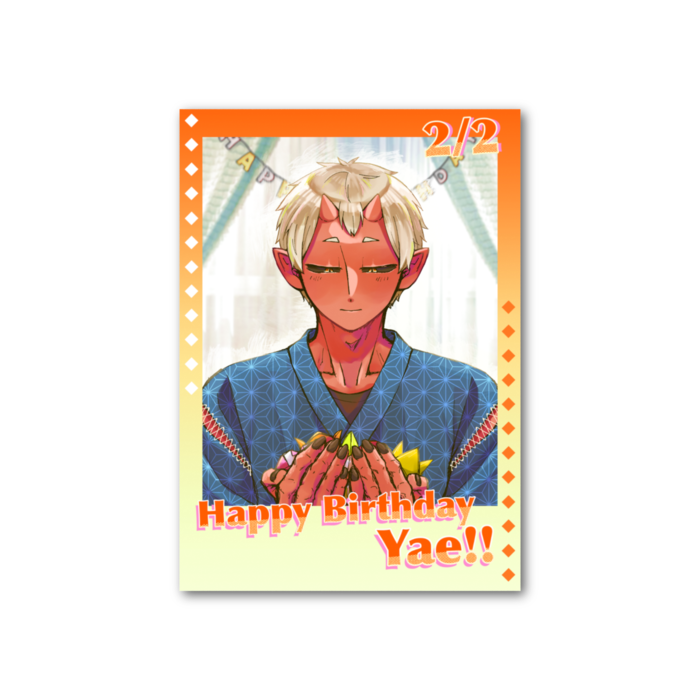 フォト風カード - 縦 - 両面