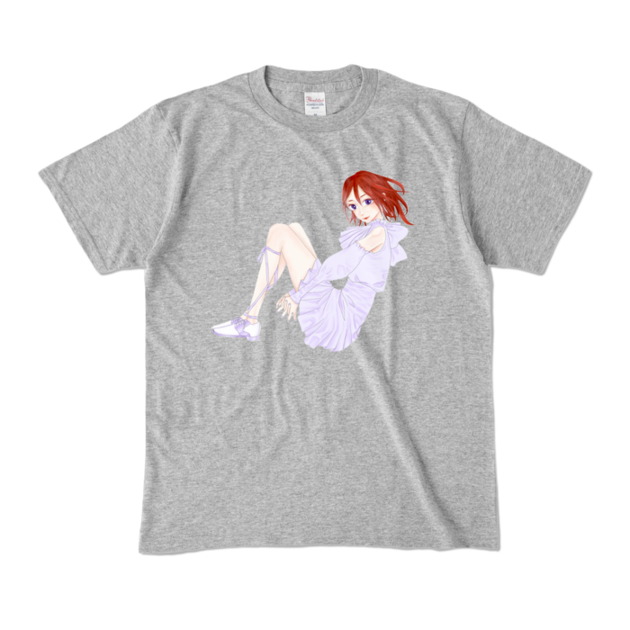 カラーTシャツ - M - 杢グレー （濃色）