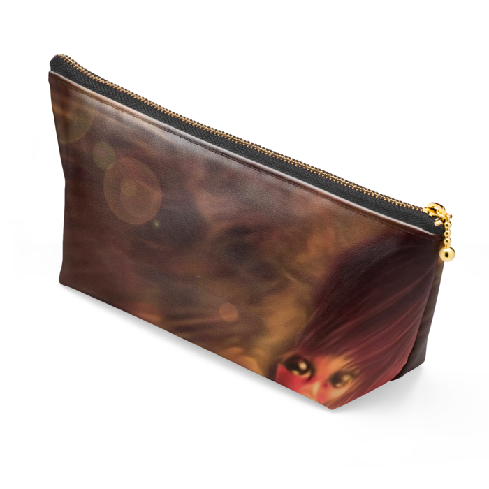 ポーチ - 長さ21.5cm / 高さ10cm - ブラック