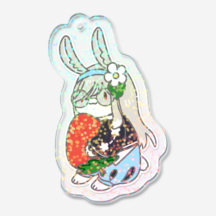 ホログラムアクリルキーホルダー - 50 × 50mm