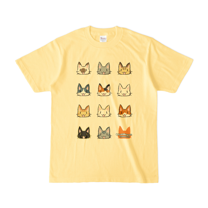 カラーTシャツ(淡色) - S - ライトイエロー