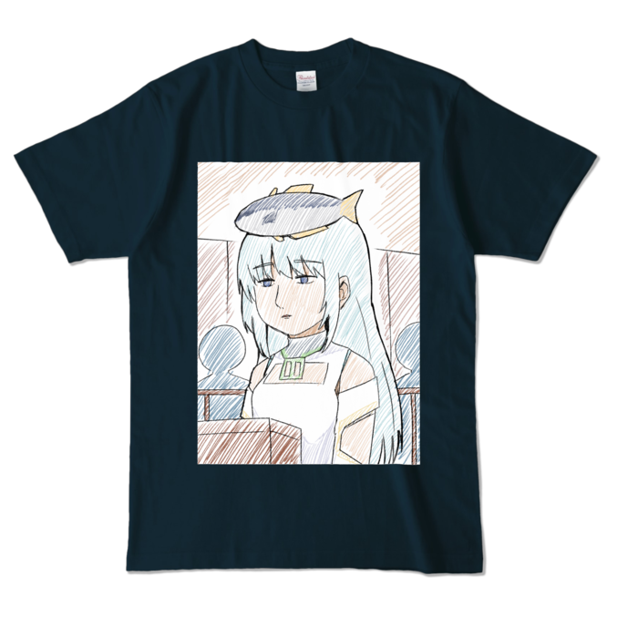 カラーTシャツ - L - ネイビー (濃色)