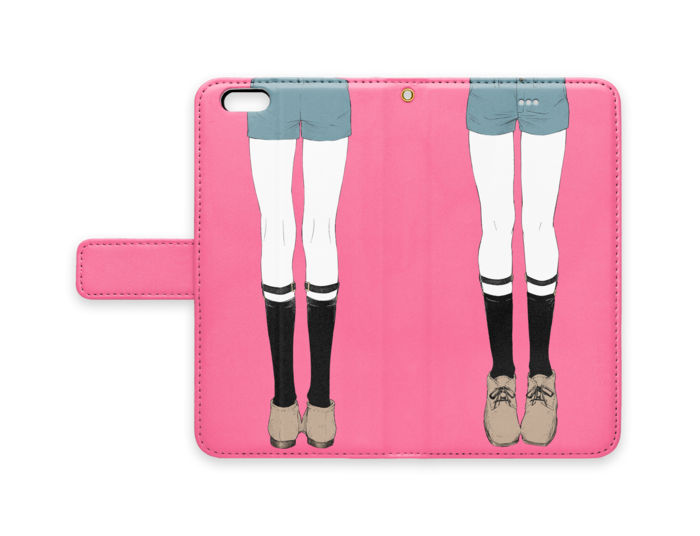 手帳型iPhoneケース - iPhone 6 Plus / 6s Plus - ストラップ穴 あり