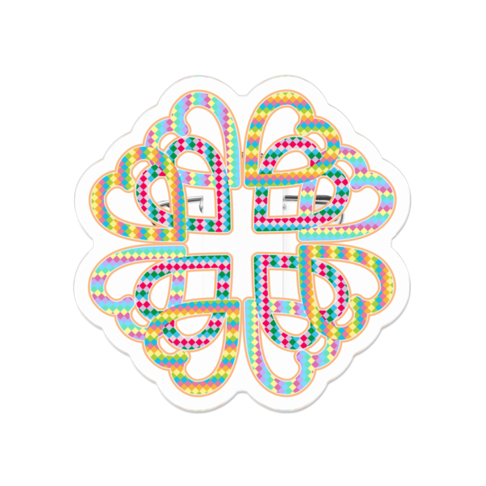アクリルバッジ - 50 x 50 (mm)