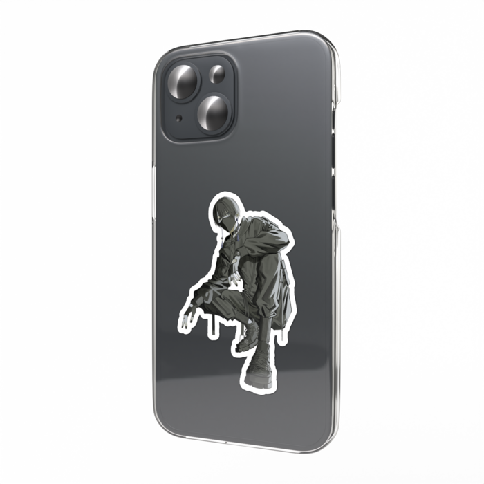 スマホステッカー - 黒市宮斗