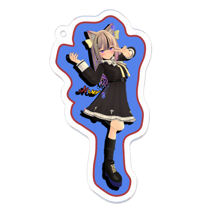 アクリルキーホルダー（コーティング） - 70 x 70 (mm)