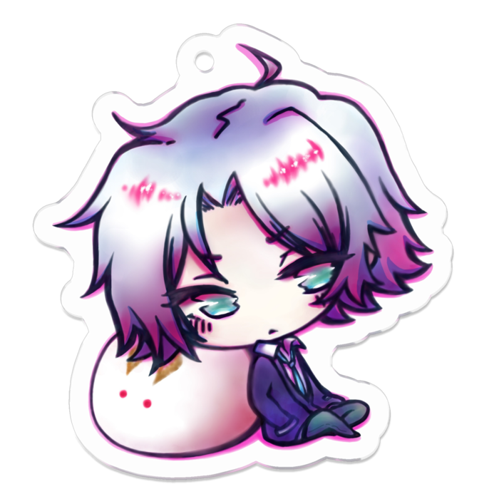 アクリルキーホルダー - 50 x 50 (mm)