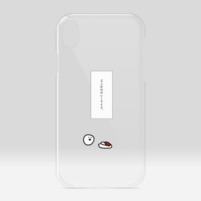 クリアiPhoneケース - iPhone XR