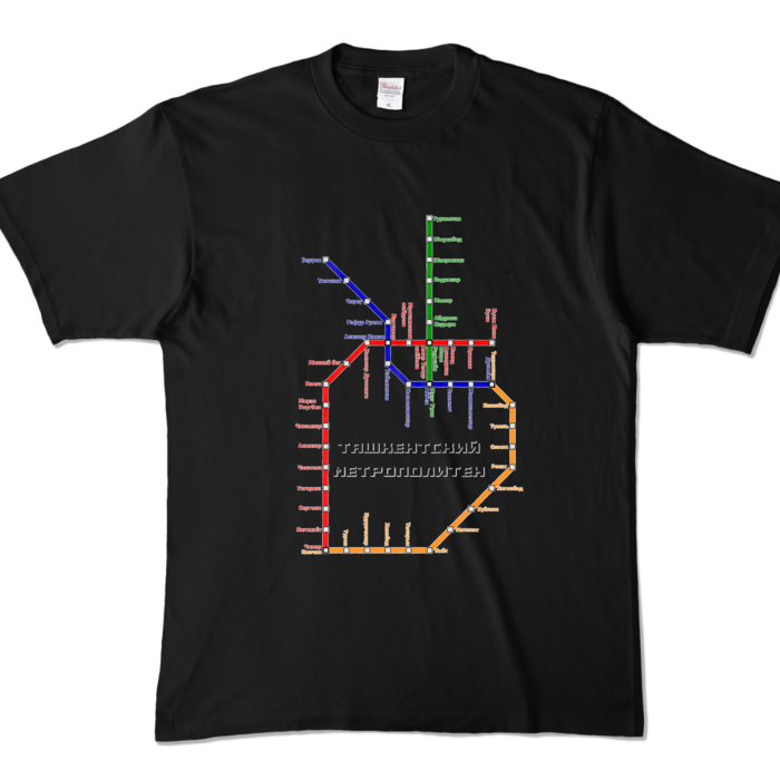 カラーTシャツ - XL - ブラック (濃色)