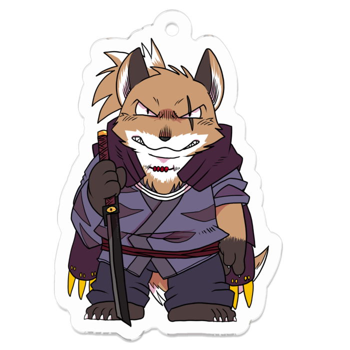 アクリルキーホルダー - 50 x 50 (mm)