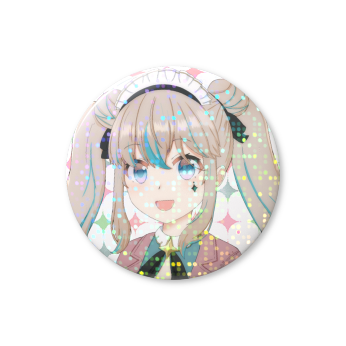 ホログラム缶バッジ - 32mm メイド