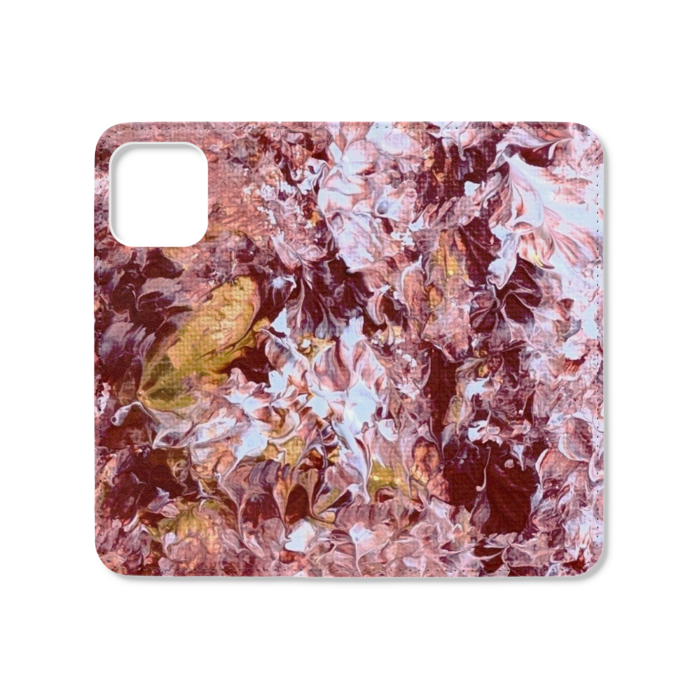 手帳型iPhoneケース(ベルトなし) - iPhone12 / 12 Pro - ストラップ穴 なし