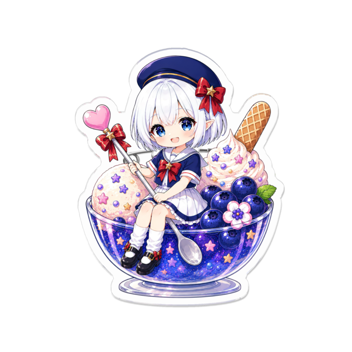 アクリルバッジ - 70 x 70 (mm)