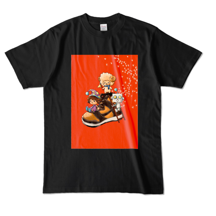 カラーTシャツ - L - ブラック (濃色)