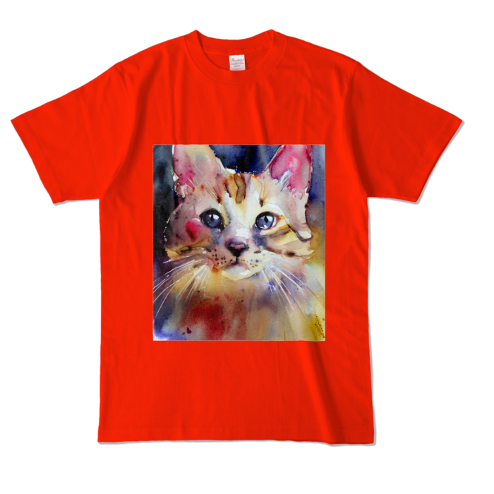 カラーTシャツ - L - レッド (濃色)