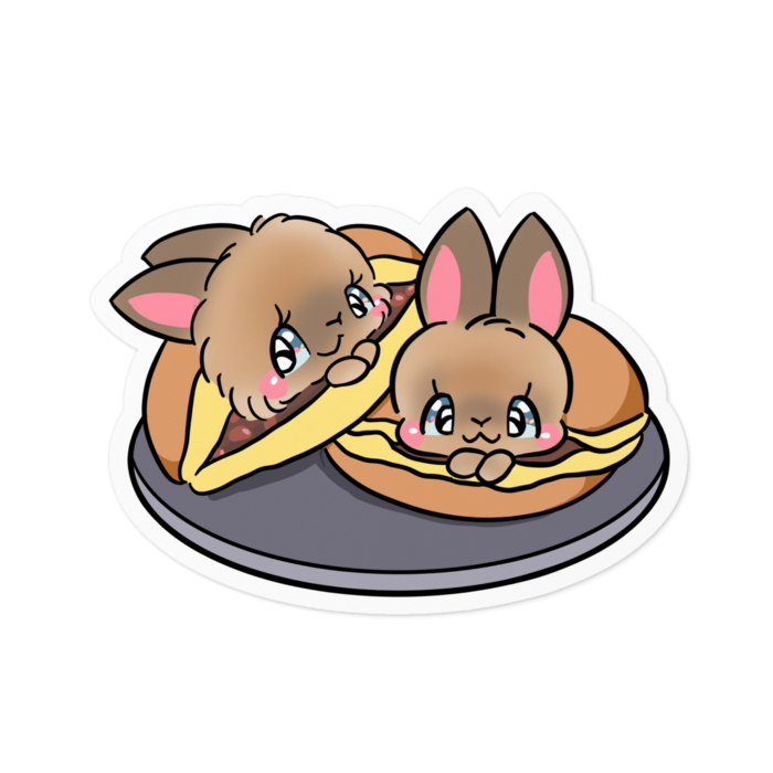 ステッカー - 100 x 100 (mm)