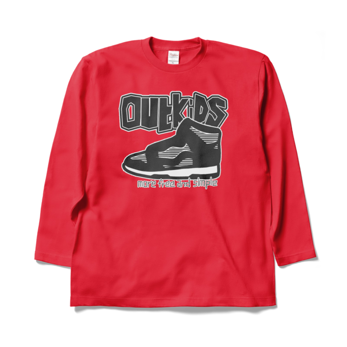 ロングスリーブTシャツ - XL - レッド