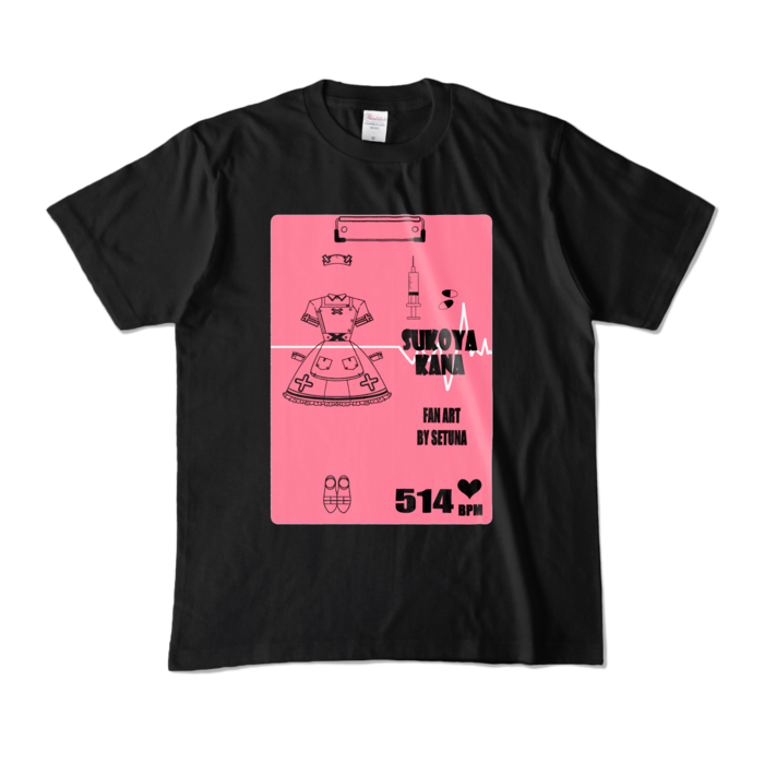 カラーTシャツ - M - ブラック (濃色)
