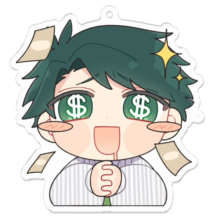 アクリルキーホルダー - 70 x 70 (mm)(6)