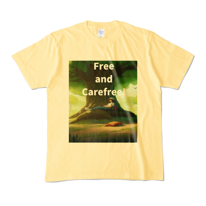 カラーTシャツ - M - ライトイエロー (淡色)