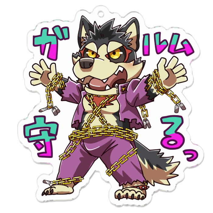 アクリルキーホルダー - 70 x 70 (mm)