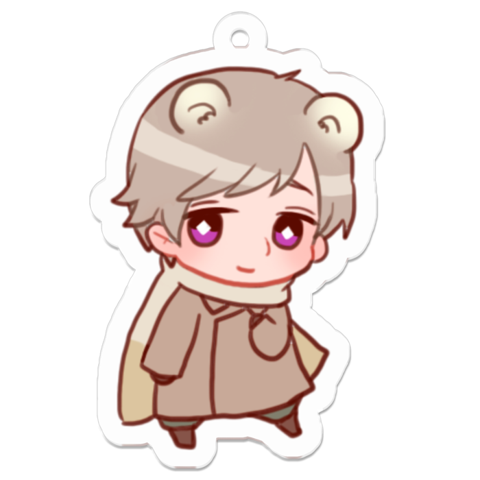 アクリルキーホルダー - 50 x 50 (mm)