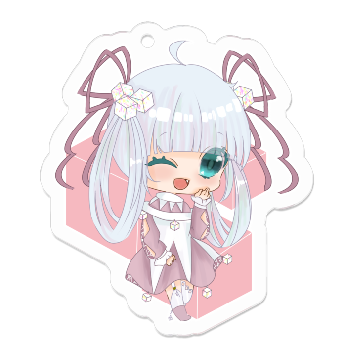 アクリルキーホルダー - 50 x 50 (mm)