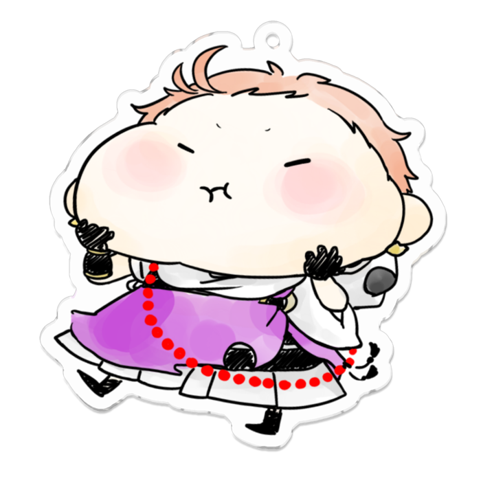 アクリルキーホルダー - 70 x 70 (mm)