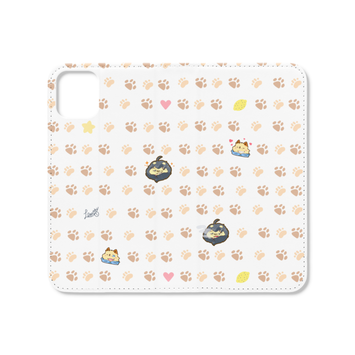 手帳型iPhoneケース（ベルトなし） - iPhone 11 - ストラップ穴 なし